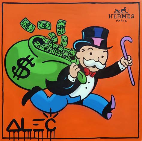 alec monopoly hermes painting